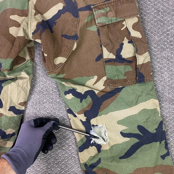 Trousers Hot Weather Woodland Camo Pattern Combat Mens Medium Long Military Pant - Picture 9 of 16
